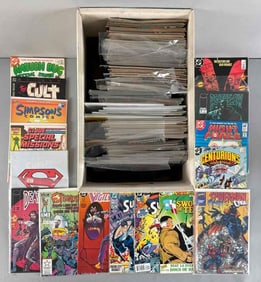 Short Box of 120+ Marvel / DC Comic Books and More