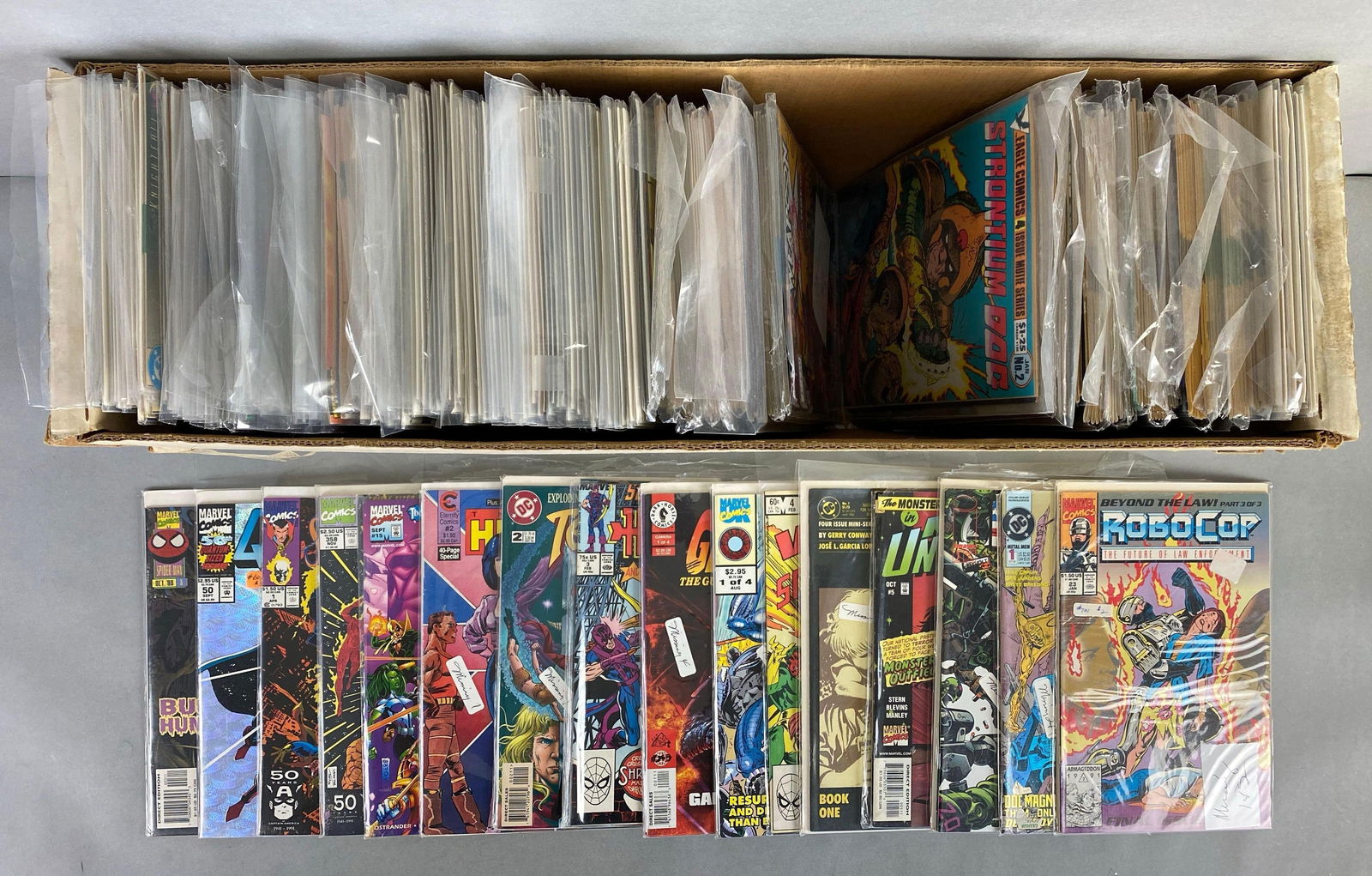 Long Box of Marvel / Eagle / Assorted Comic Books (1 of 3)