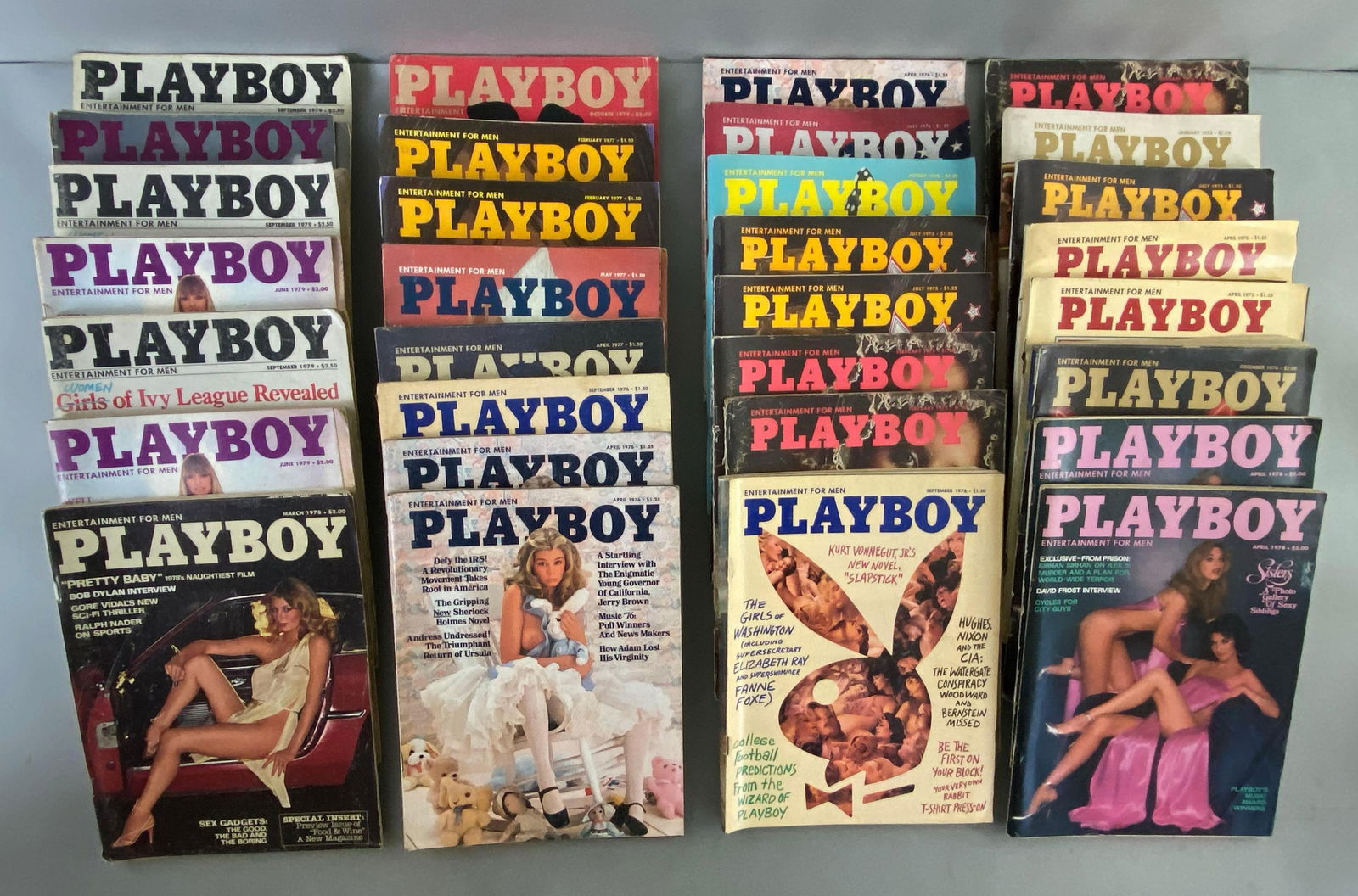 Group of 1970s Playboy Magazines (1 of 4)
