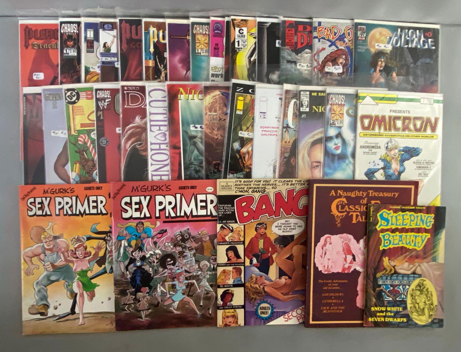 Group of Assorted Adult Comic Books and More (1 of 3)