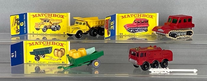 Group of 4 Matchbox Die-Cast Vehicles