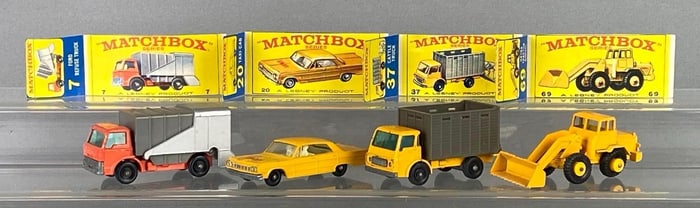 Group of 4 Matchbox Die-Cast Vehicles