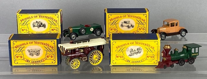 Group of 4 Matchbox Models of Yesteryear Die-Cast Vehicles