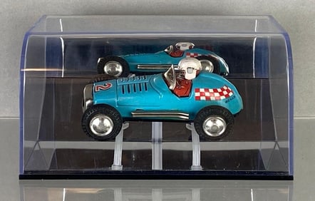 1950s NOS Tin Litho Friction Indy Race Car