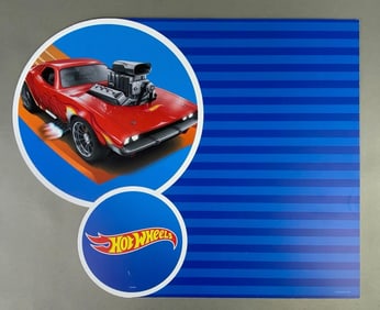 2024 Mattel Hot Wheels Retail Store Advertising Sign