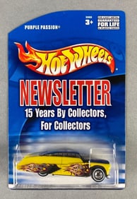 Mattel Hot Wheels 2001 15th Annual Convention Newsletter Purple Passion