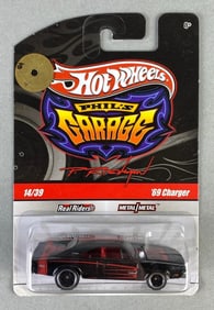 Mattel Hot Wheels Phils Garage Real Riders No. 14 1969 Charger