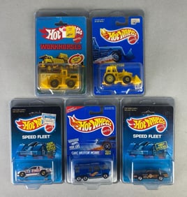 Group of 5 Mattel Hot Wheels Die-Cast Vehicles