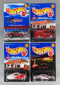 Group of 4 Mattel Hot Wheels Limited Edition Doe-Cast Vehicles