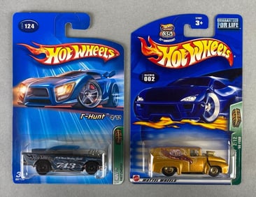 Group of 2 Mattel Hot Wheels Treasure Hunt Die-Cast Vehicles
