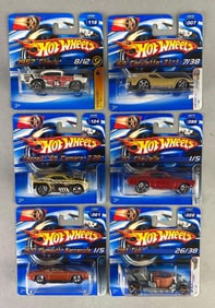 Group of 6 Mattel Russia Hot Wheel Die-Cast Vehicles