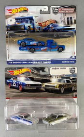 Group of 2 Mattel Hot Wheels Die-Cast Vehicle Sets