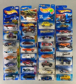 Group of 30+ Mattel Hot Wheels Die-Cast Vehicles