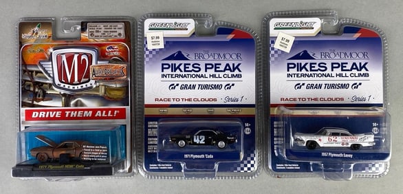 Group of 3 Plymouth Die-Cast Vehicles
