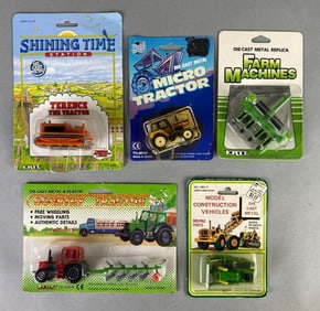 Group of 5 Die-Cast Farm Vehicles/Equipment