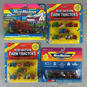 Group of 4 Micro Die-Cast Vehicle Sets