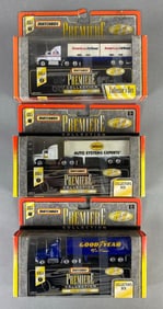 Group of 3 Matchbox Premiere Collection Die-Cast Rigs
