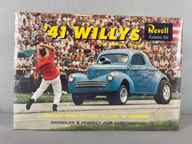 Revell Stone Woods Cook 1941 Willy Competition Coupe Plastic Car Model Kit