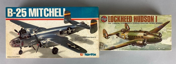 Group of 2 AirFix Model Airplane Kits