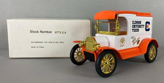 Autographed Fred ERTL ERTL Clemson University Tigers 1913 Ford Model T Die-Cast Vehicle