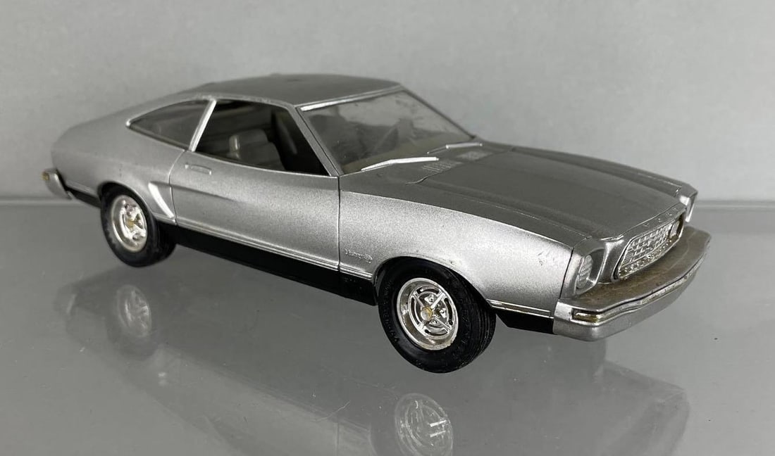 1975 Ford Mustang Dealership Promo Car: Scuffs and discoloration