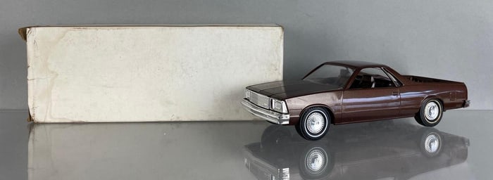 1982 Chevy El Camino Dark Redwood Dealership Promo Car