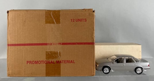 Shipping Box of 12 Ertl 1989 Ford Taurus SHO Dealership Promo Cars