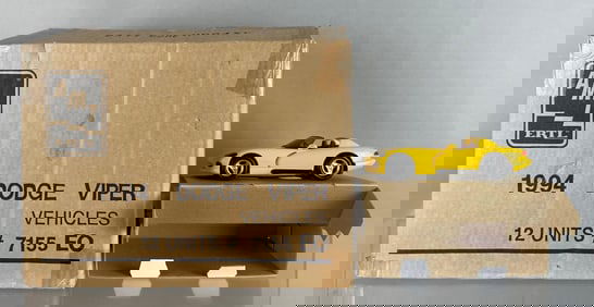 Shipping Box of 12 AMT Ertl 1994 Dodge Viper RT/10 Dealership Promo Cars