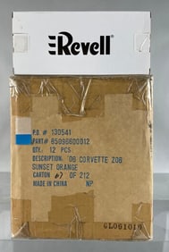 Shipping Box of 12 Revell 2006 Corvette Z06 Dealership Promo Cars