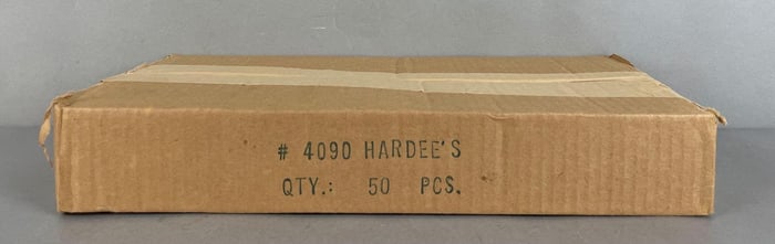 Sealed Shipping Box of 50 Days of Thunder Hardees Die-Cast Cars