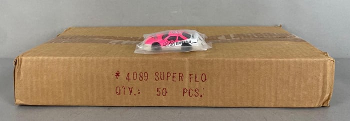 Sealed Shipping Box of 50 Days of Thunder Superflo Die-Cast Cars