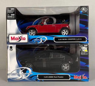 Group of 2 Maisto Special Edition Die-Cast Cars