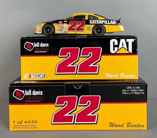 Group of 2 Cat Racing #22 Die-Cast Car