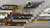 Group of Caterpillar Racing Die-Cast Vehicles
