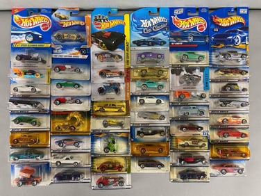Group of 88 Mattel Hot Wheels Die-Cast Vehicles