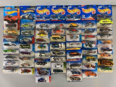 Group of 108 Mattel Hot Wheels Die-Case Vehicles