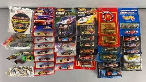 Group of Mattel Hot Wheels Die-Cast Cars and More