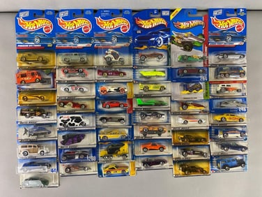 Group of Mattel Hot Wheels Die-Cast Cars