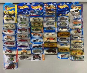 Group of 92 Mattel Hot Wheels Die-Cast Vehicles
