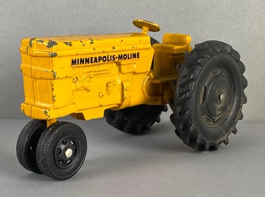 Vintage ERTL Minneapolis-Moline Yellow Die-Cast Tractor