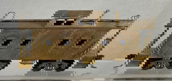 Trains Inc HO Scale B and O I-5 Brass Caboose
