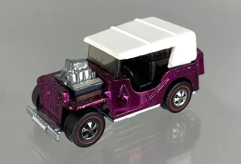 Mattel Hot Wheels Redline Grass Hopper Die-Cast Car: 1970 , magenta, excellent