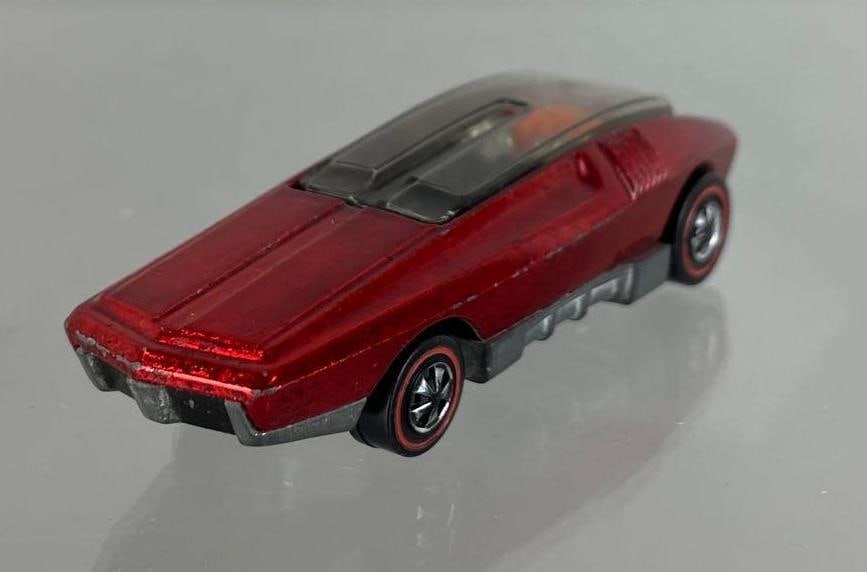 Mattel Hot Wheels Redline Whip Creamer Die-Cast Car: 1969, red, nice