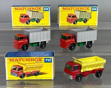 Group of 3 Matchbox No. 26, and 70 Die-Cast Vehicles