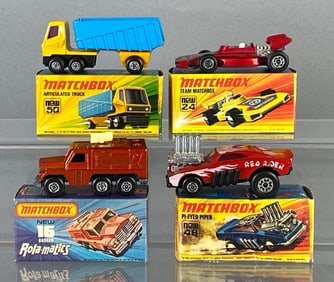 Group of 4 Matchbox Die-Cast Vehicles