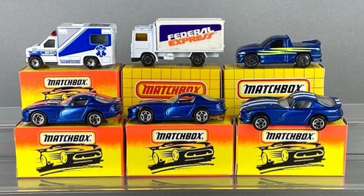 Group of 6 Matchbox Die-Cast Vehicles