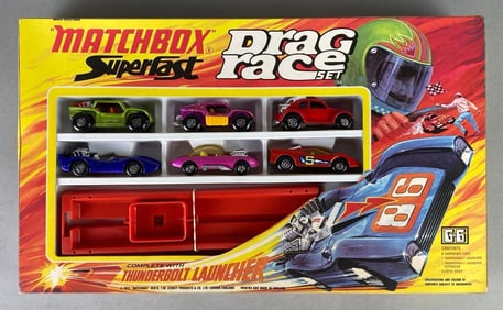 Matchbox Superfast No. G-6 Die-Cast Drag Race Set