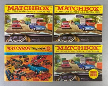 Group of 4 Matchbox USA Edition Collectors Catalogs