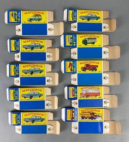 Group of 10 Matchbox Type E Boxes
