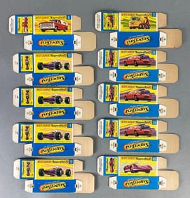 Group of 10 Matchbox Type G Superfast Boxes